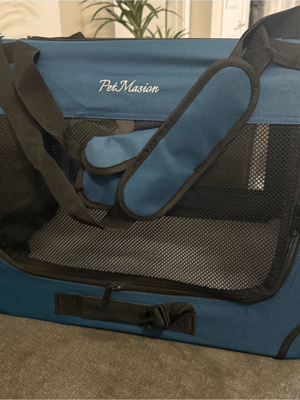 Blue Soft-Sided Small Pet Carrier
